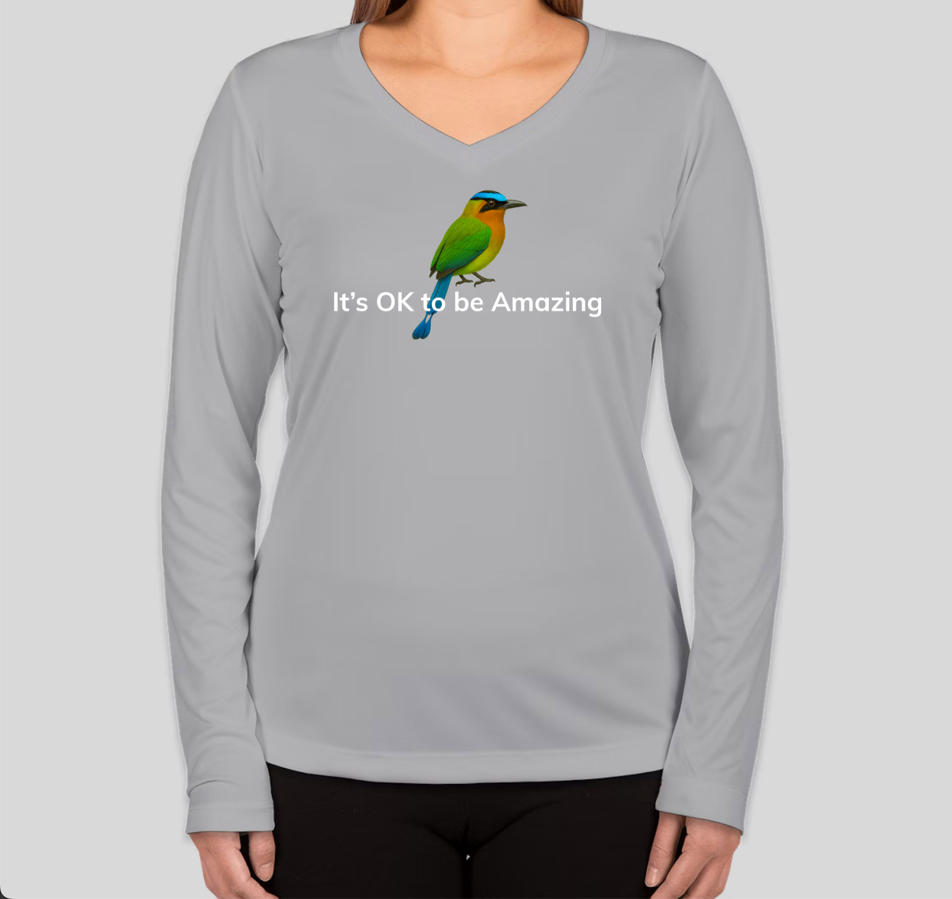 It's OK to be Amazing - Long Sleeve T (Women) - Image 3