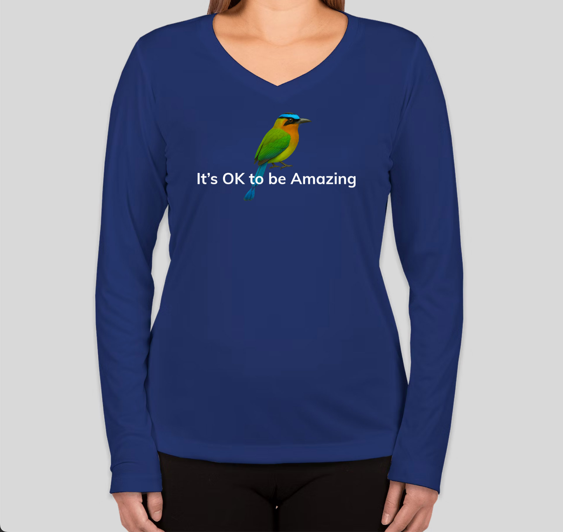 It's OK to be Amazing - Long Sleeve T (Women) - Image 4