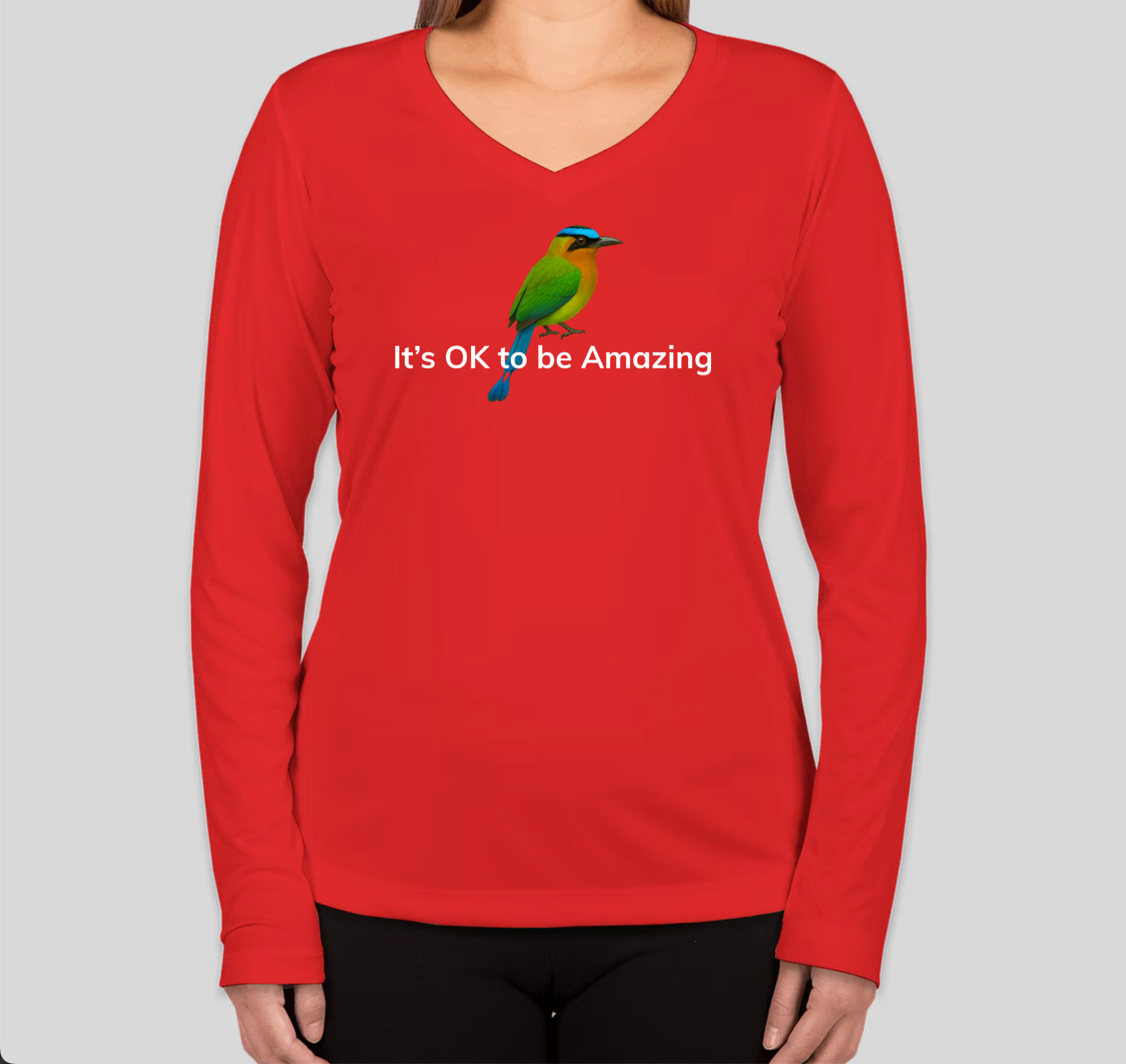 It's OK to be Amazing - Long Sleeve T (Women) - Image 5